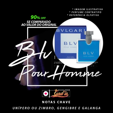 Perfume Similar Gadis 27 Inspirado em BLV Pour Homme Blue Contratipo